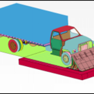 FE Analysis of vehicle security barriers